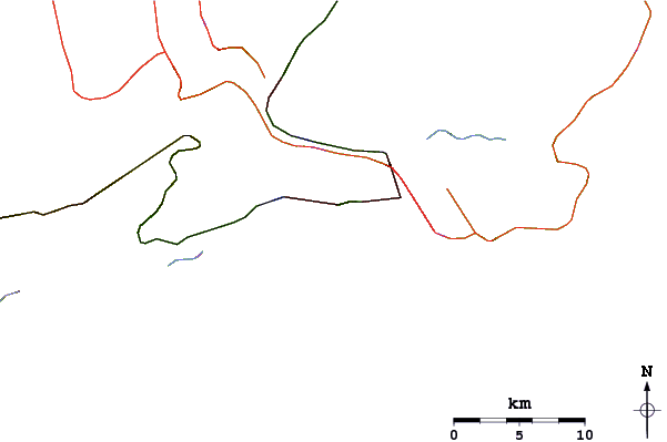 Routes et rivières à proximité Ilha Porchat