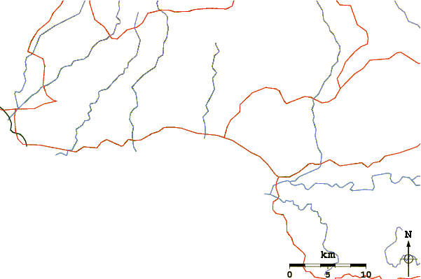 Routes et rivières à proximité Indicators point