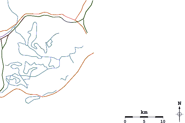 Routes et rivières à proximité Praia do Ypuã (Ipua)