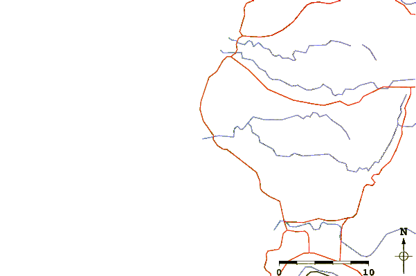 Routes et rivières à proximité Isla Negra