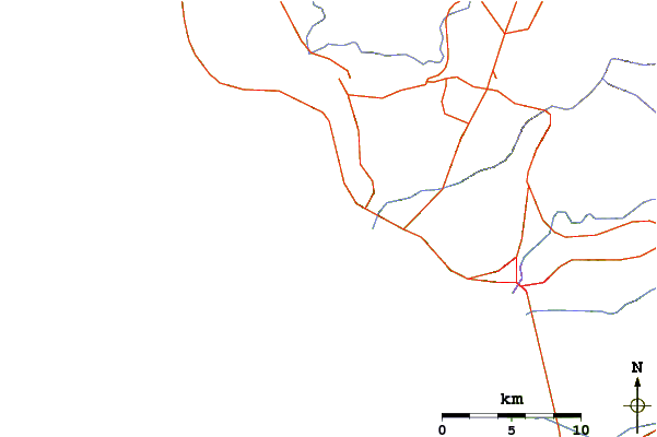 Routes et rivières à proximité Islas de Todos Santos