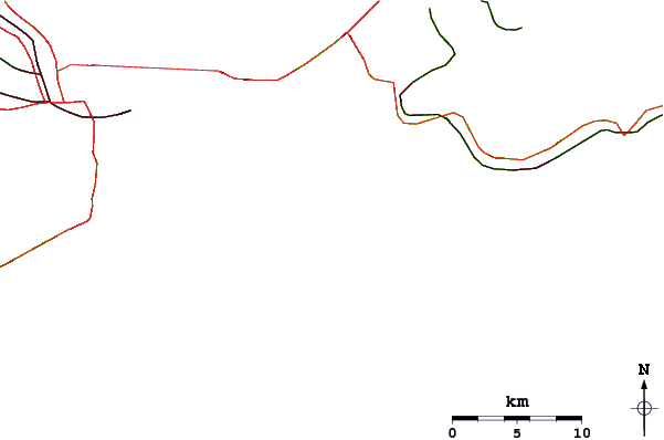 Routes et rivières à proximité Itaipu