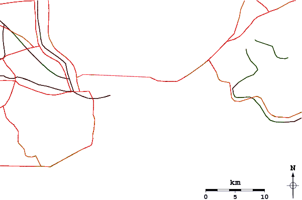 Routes et rivières à proximité Itapuca