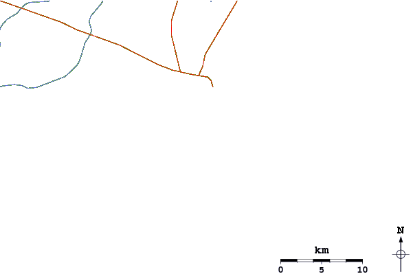 Routes et rivières à proximité Jabal Zarain