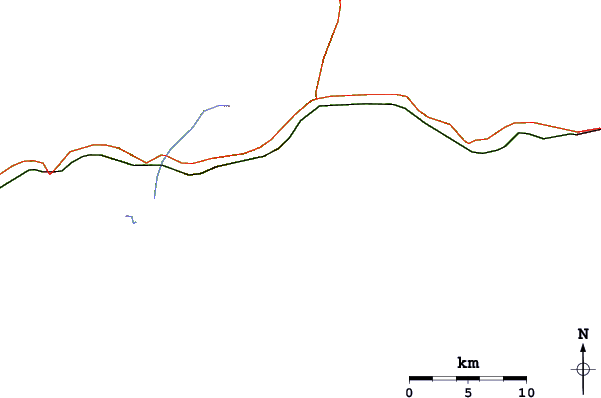 Routes et rivières à proximité Jaconé
