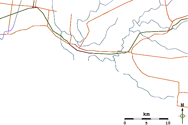 Routes et rivières à proximité Japs