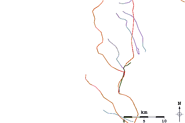 Routes et rivières à proximité Kakapo
