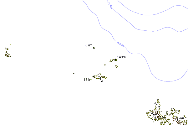 Littoral autour Karikari Beach