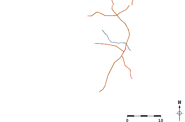 Routes et rivières à proximité Karon Beach