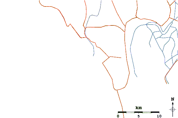 Routes et rivières à proximité Kastrosikia