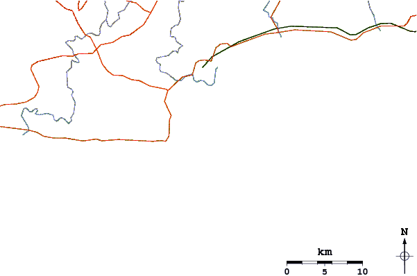 Routes et rivières à proximité Keusik Luhur