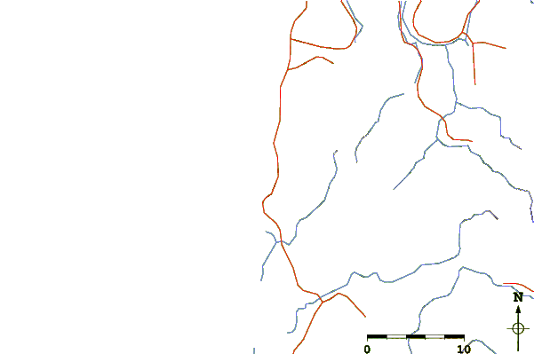 Routes et rivières à proximité Khao Lak / Nang Thong