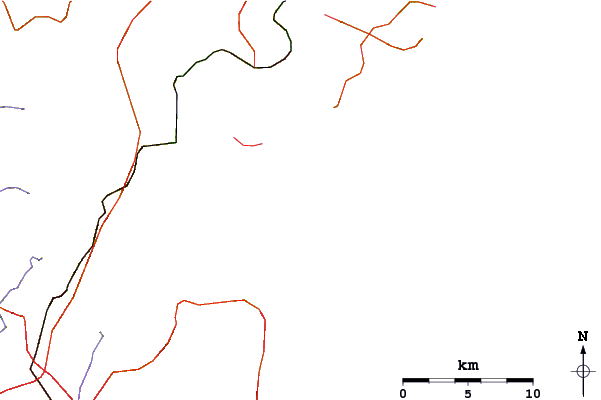 Routes et rivières à proximité Kiddies Corner
