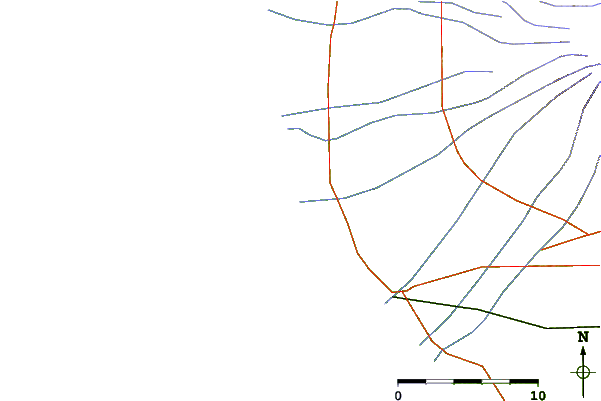 Routes et rivières à proximité Kina Road