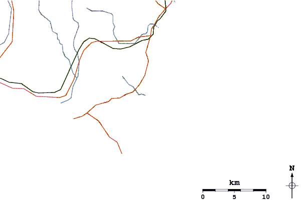Routes et rivières à proximité Kojima