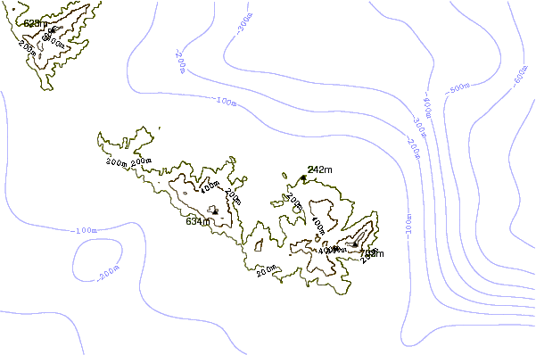 Littoral autour Kolympithra West (Tinos)