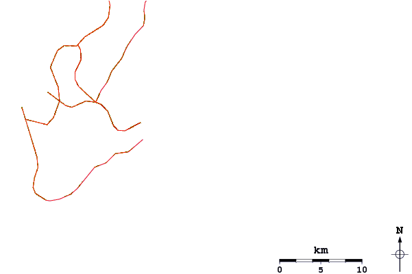 Routes et rivières à proximité Kudaka