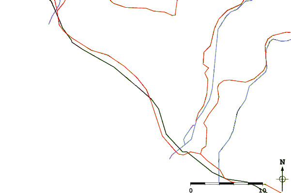 Routes et rivières à proximité Kudepsta Beach