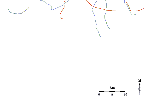 Routes et rivières à proximité Kuta Bay-Lombok
