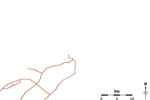 Routes et rivières à proximité La Derecha de Almaciga