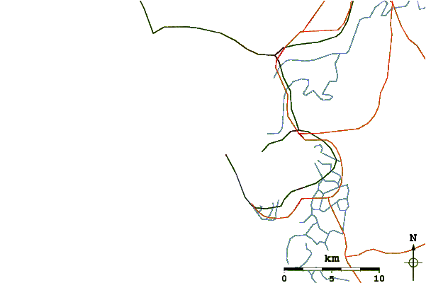Routes et rivières à proximité La Playita