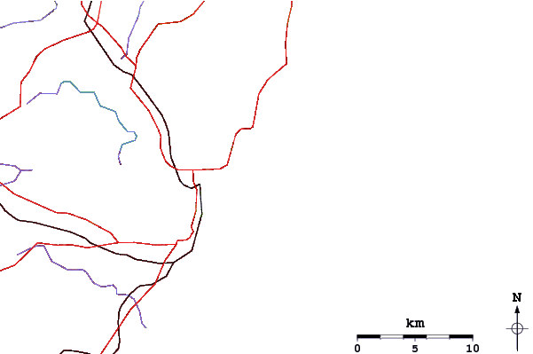 Routes et rivières à proximité Lady Jane Bay