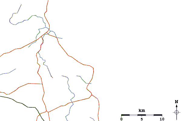 Routes et rivières à proximité Langs beach