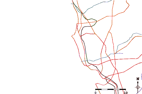 Routes et rivières à proximité Law Street