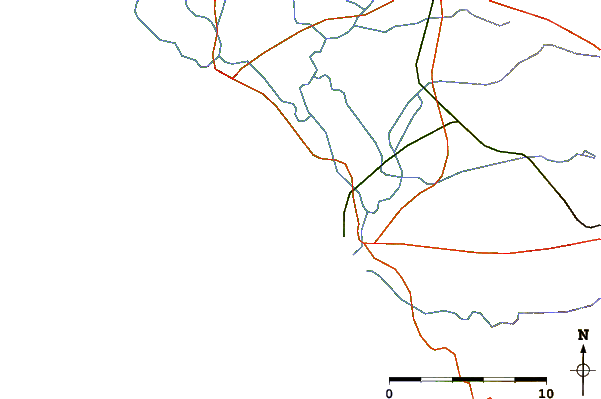 Routes et rivières à proximité Le Club