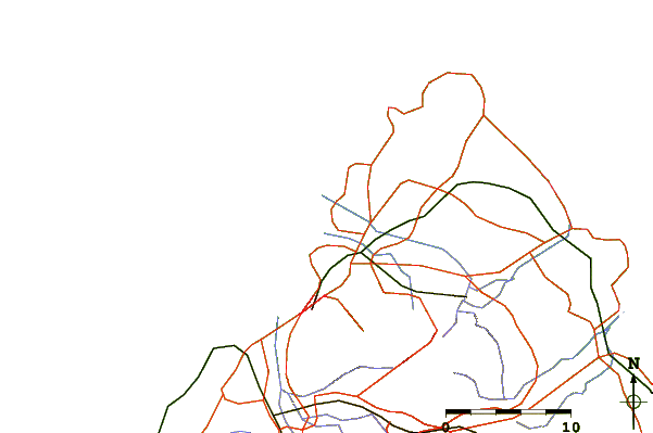 Routes et rivières à proximité Le Goulet