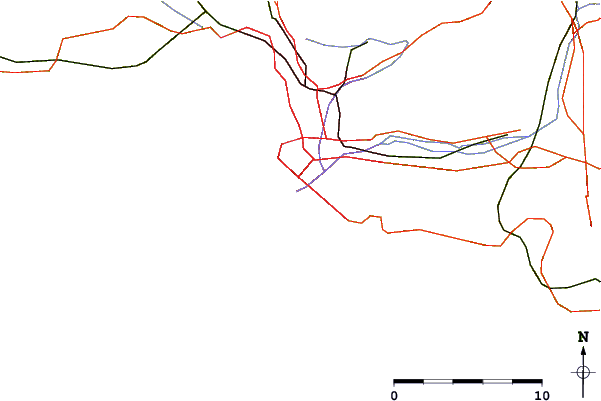Routes et rivières à proximité Marseille - Le Prado