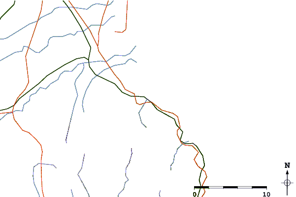 Routes et rivières à proximité Le Racou