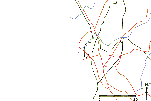 Routes et rivières à proximité Leca