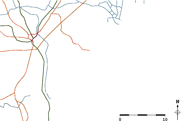 Routes et rivières à proximité Les Ayguades