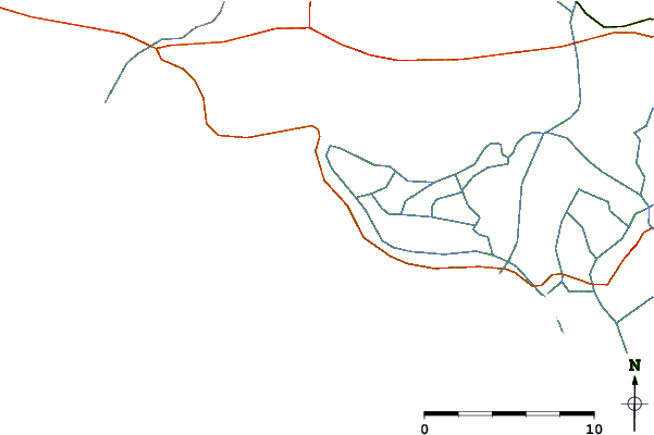 Routes et rivières à proximité Les Conches