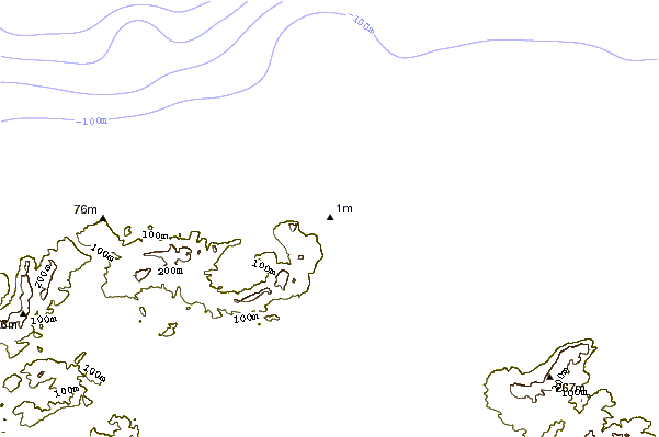 Littoral autour Les Grottes Bizerte