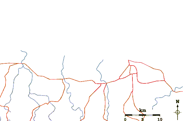 Routes et rivières à proximité Cochino (Playa de Levittown)