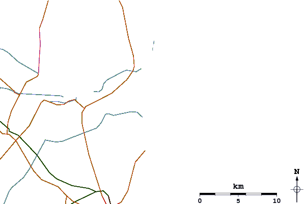 Routes et rivières à proximité Lido Carabiniere or Carramba