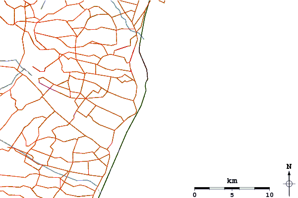 Routes et rivières à proximité Lighthouse Reef