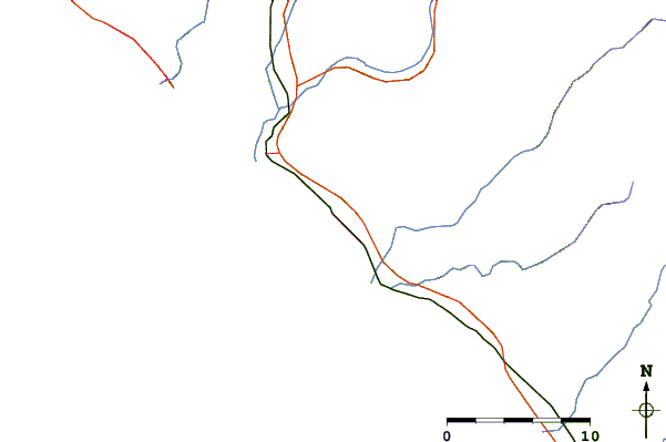 Routes et rivières à proximité Linda Lane Beach