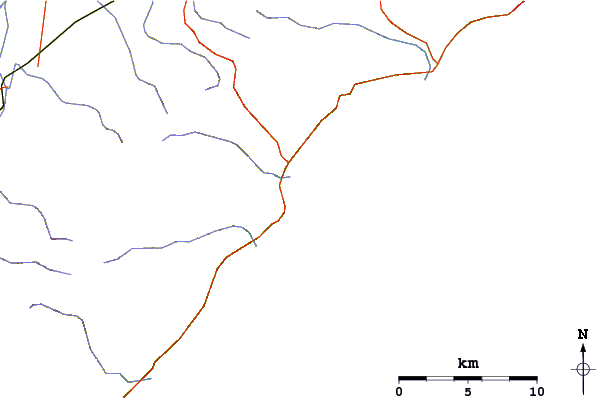 Routes et rivières à proximité Lorne Point