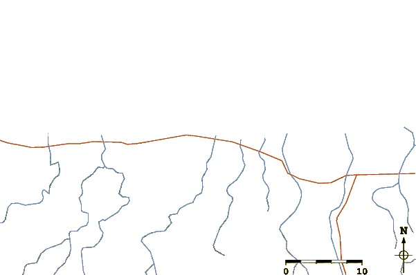 Routes et rivières à proximité Las Gaviotas