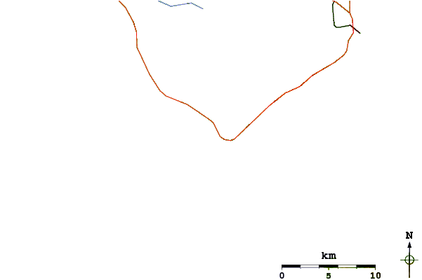 Routes et rivières à proximité Los Lances