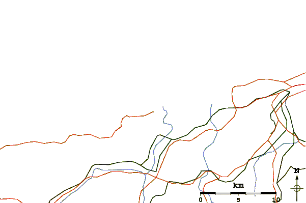 Routes et rivières à proximité Los Locos