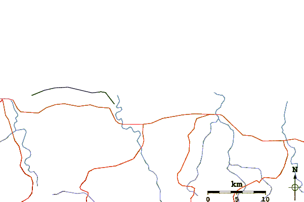Routes et rivières à proximité Los Tubos