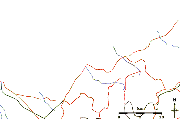 Routes et rivières à proximité Lu Bagnu