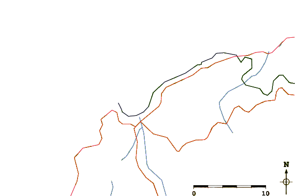 Routes et rivières à proximité Lumio