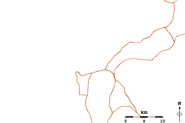 Routes et rivières à proximité Maeda Point