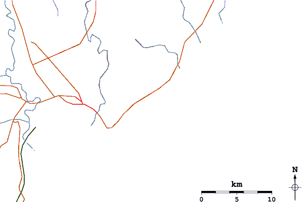 Routes et rivières à proximité Makorori North