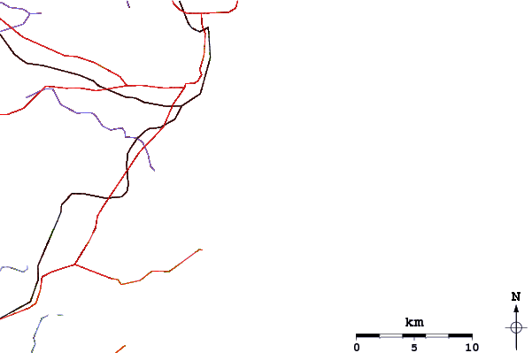 Routes et rivières à proximité Malabar
